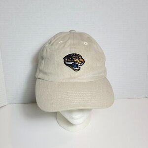 NFL Jacksonville Jaguars Adult Hat Beige One Size Adjustable Baseball Cap